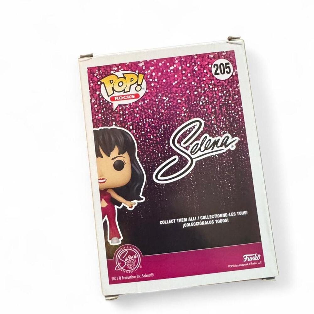 NWT Funko Pop! LIMITED EDITION #205 Selena (Burgundy Jumpsuit) — One Size - Picture 5 of 8